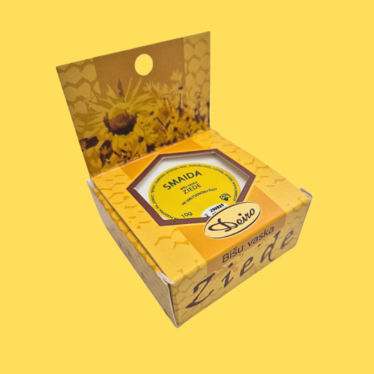 Bišu vaska ziede "Smaida" ar smiltsērkšķu eļļu 10g