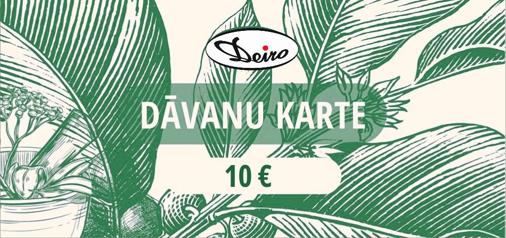 Deiro dāvanu karte 10 €