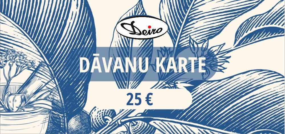 Deiro dāvanu karte 25 €