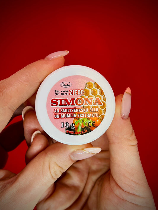 Beeswax ointment "Simona" with sea buckthorn oil and mummy extract 10g